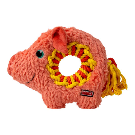 Ringaroos cochon moyen - jouet pour chien