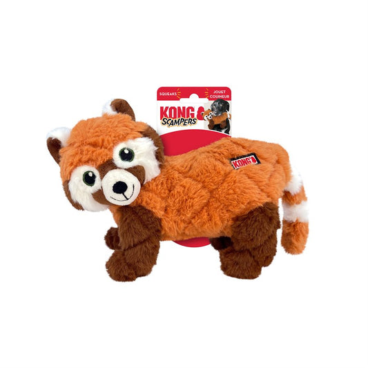 Scampers panda roux moyen - jouet pour chien