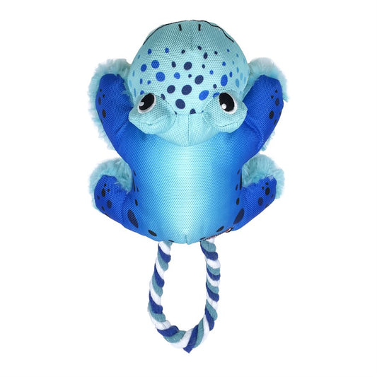 Cozie Tuggz grenouille moyenne et grande - jouet pour chien