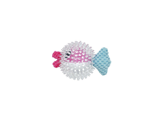 Jouet dans un jouet pour chien poisson à pointes