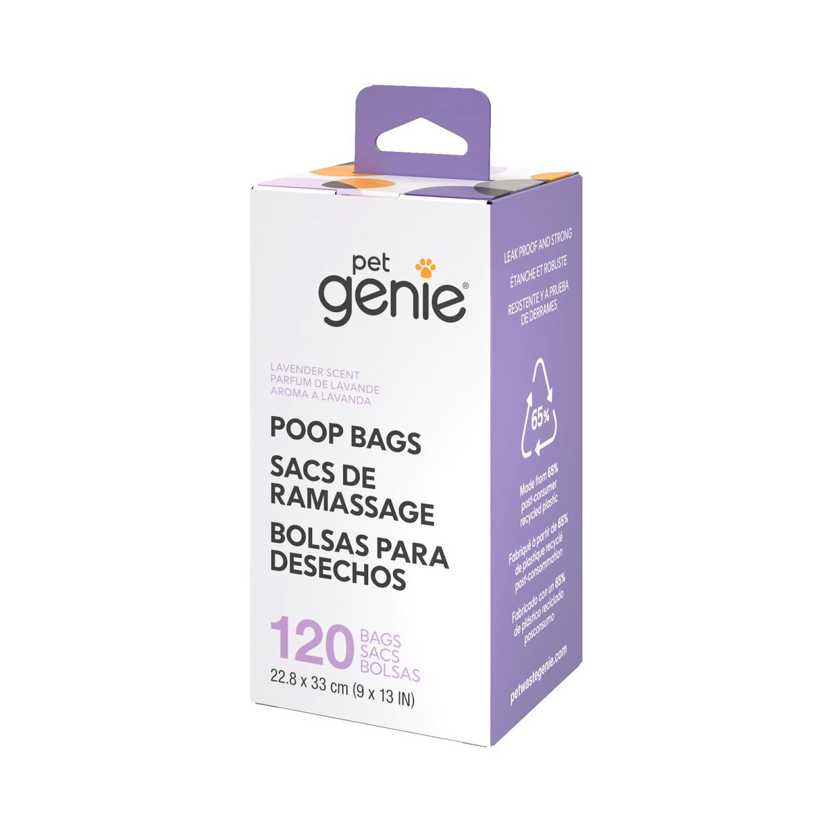 Sacs de ramassage parfum lavande