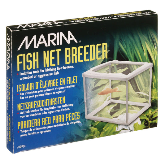 Isoloir pour alevins en filet fin
