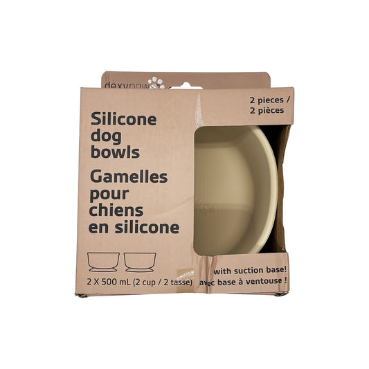 Ensemble de deux bols en silicone