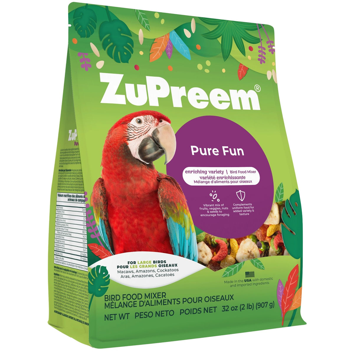 Nourriture Pure Fun pour oiseaux