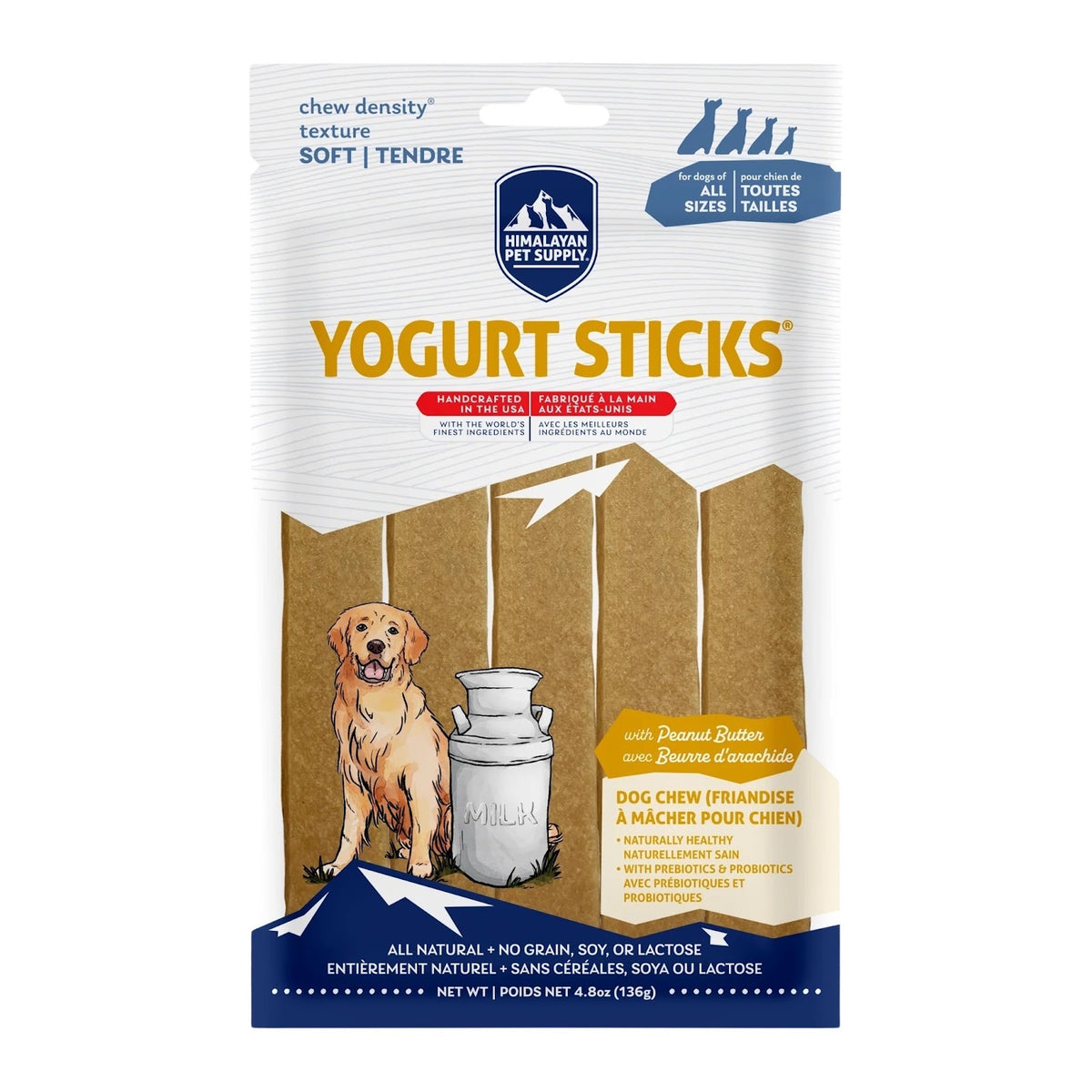 Bâtonnets de yogourt pour chien