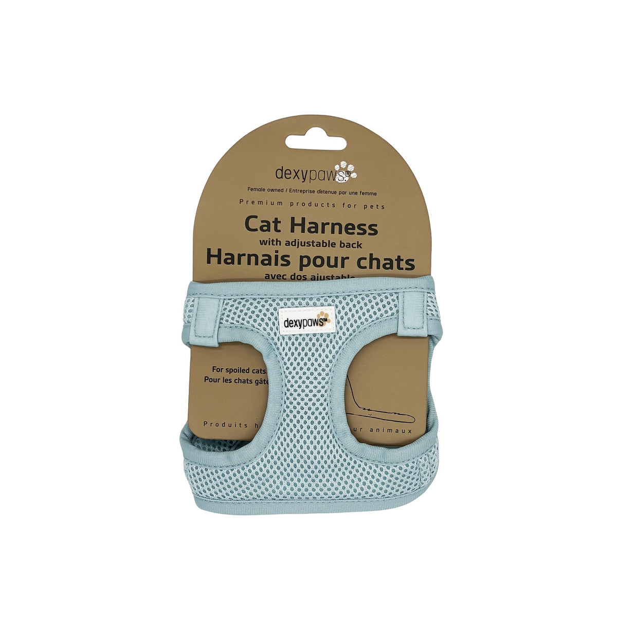 Harnais en néoprène pour chat