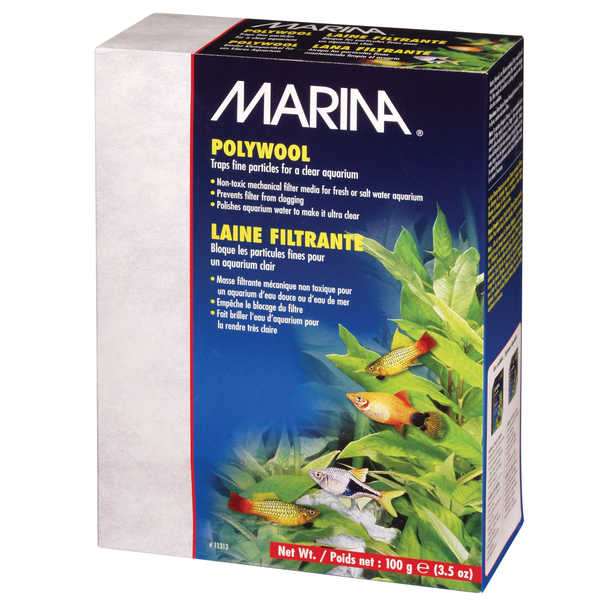 Laine filtrante