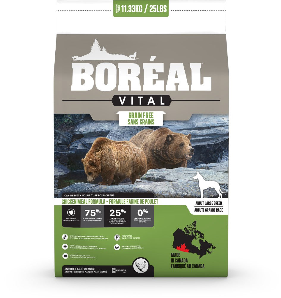 Vital grande race poulet sans grains - nourriture sèche pour chien 11,33 kg