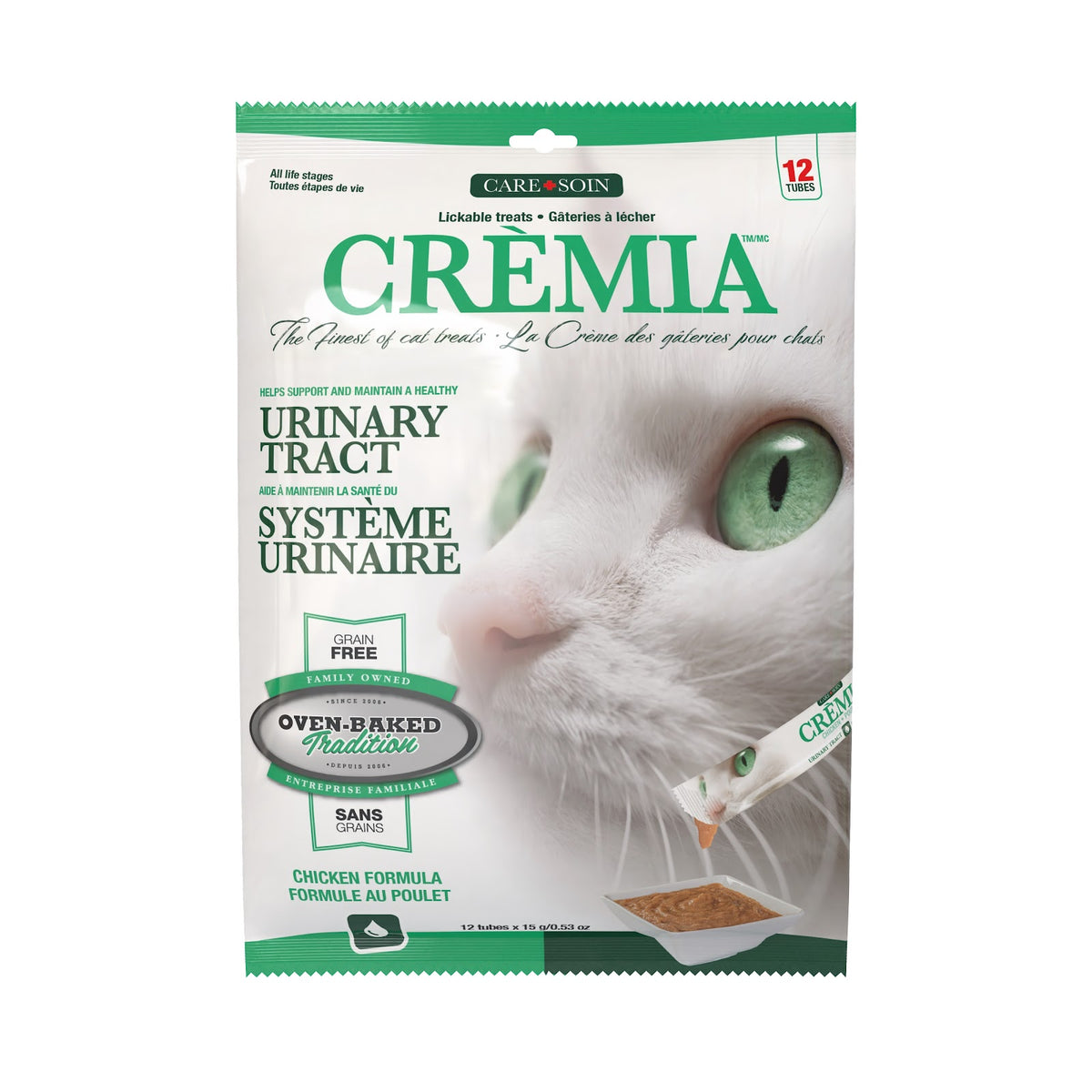 Gâteries à lécher Crèmia sans grains pour chat
