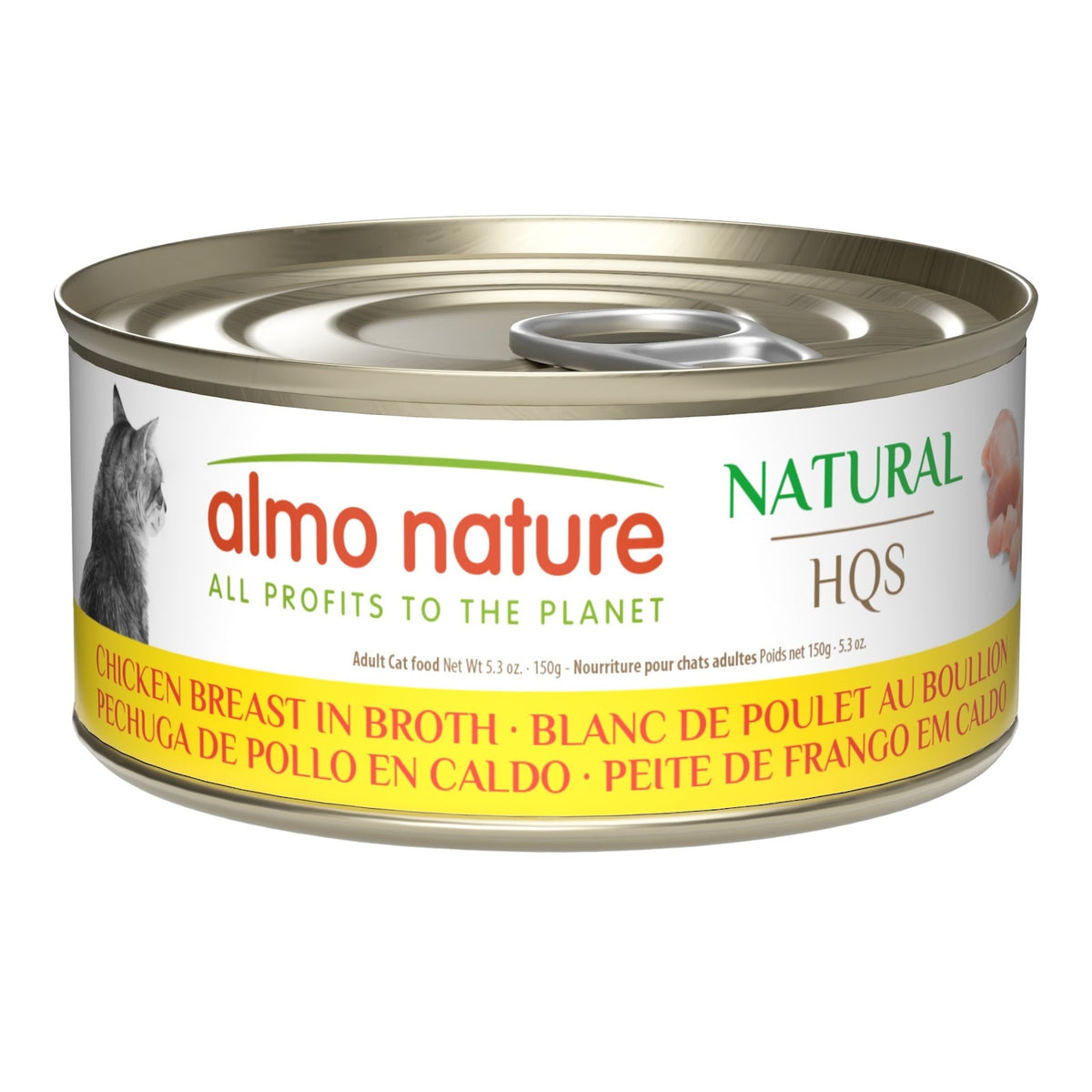 Nourriture humide HQS Natural au bouillon pour chat