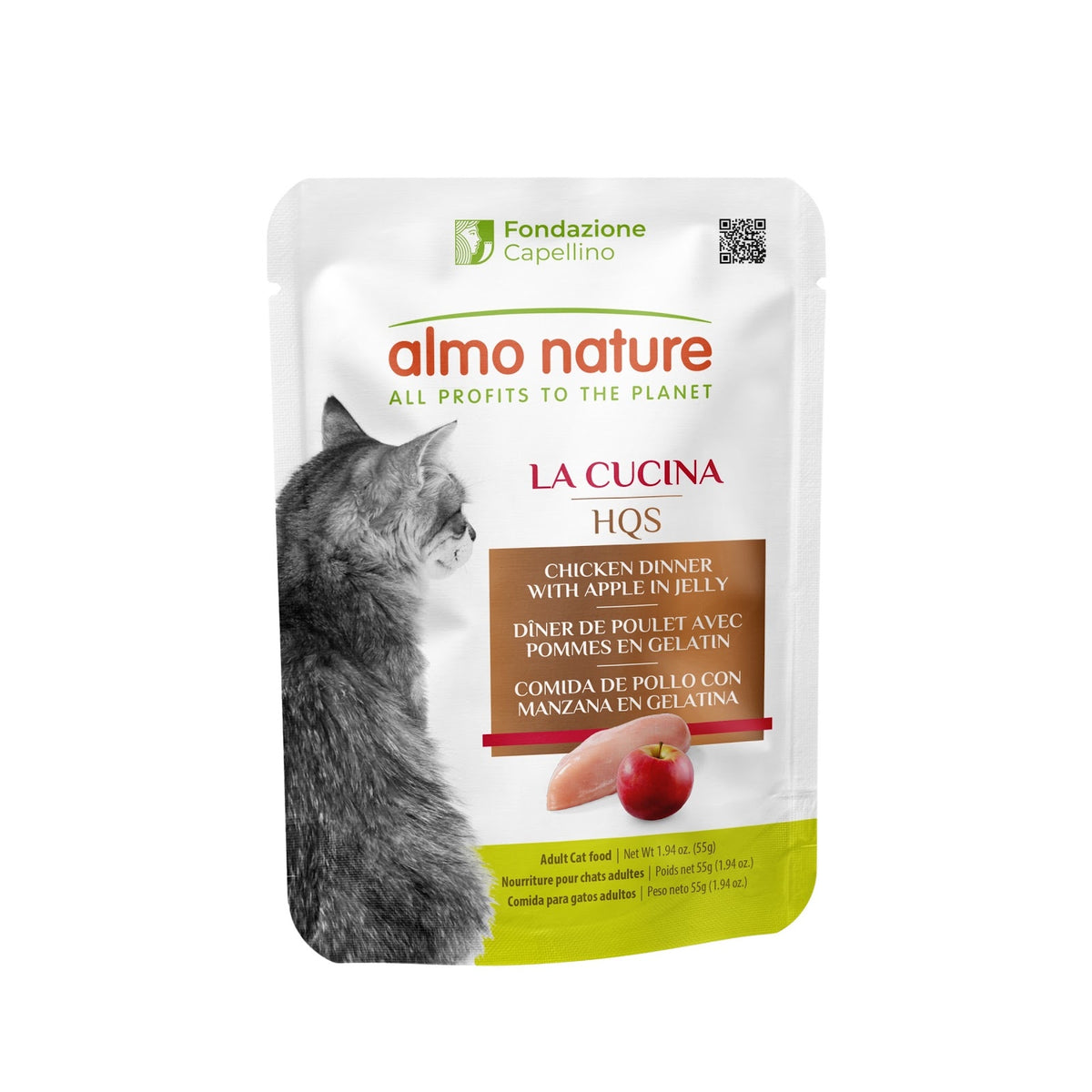 Nourriture humide HQS La Cucina pour chat en pochette