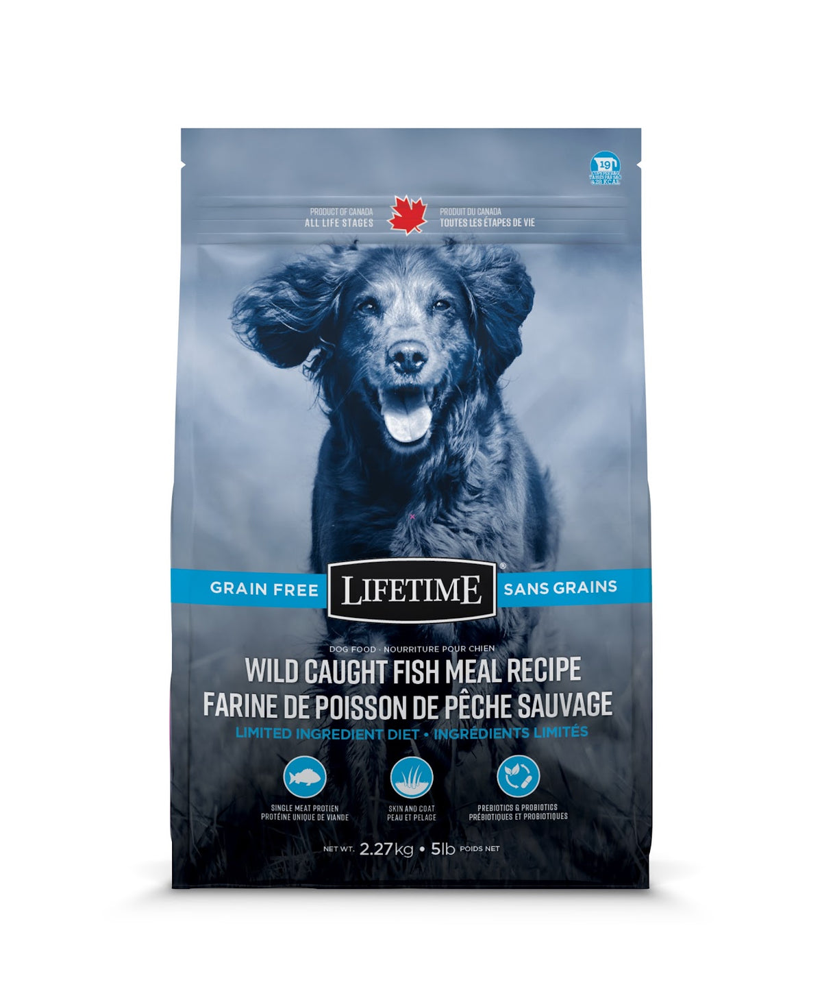 Nourriture sèche pour chien Lifetime sans grains