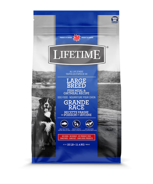 Nourriture sèche Lifetime pour chien de grande race