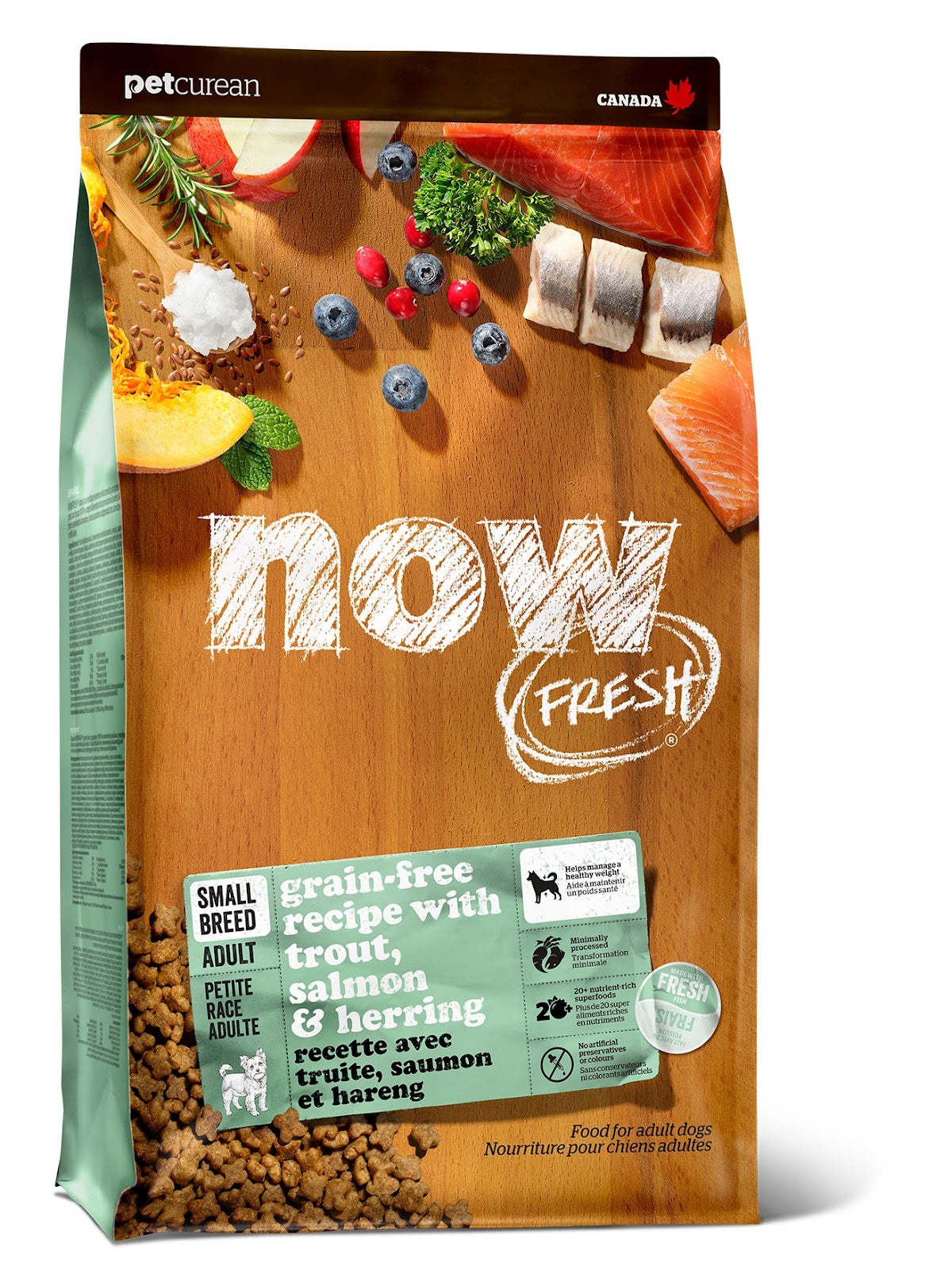 Nourriture sèche Now Fresh sans grains pour chien de petite race