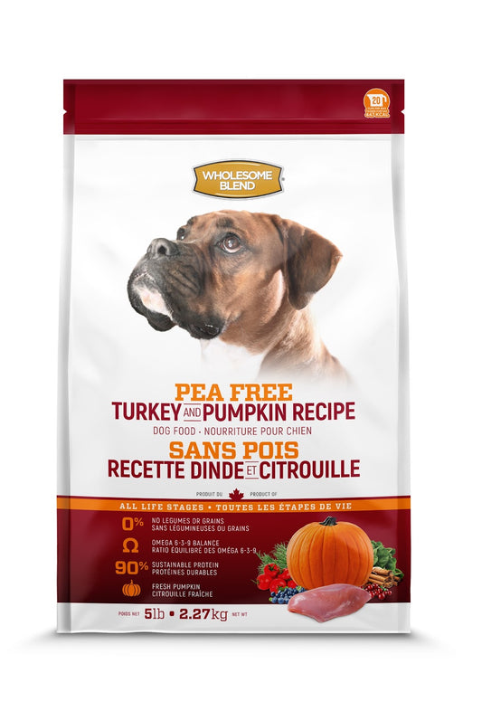 Nourriture sèche pour chien Wholesome Blend sans pois