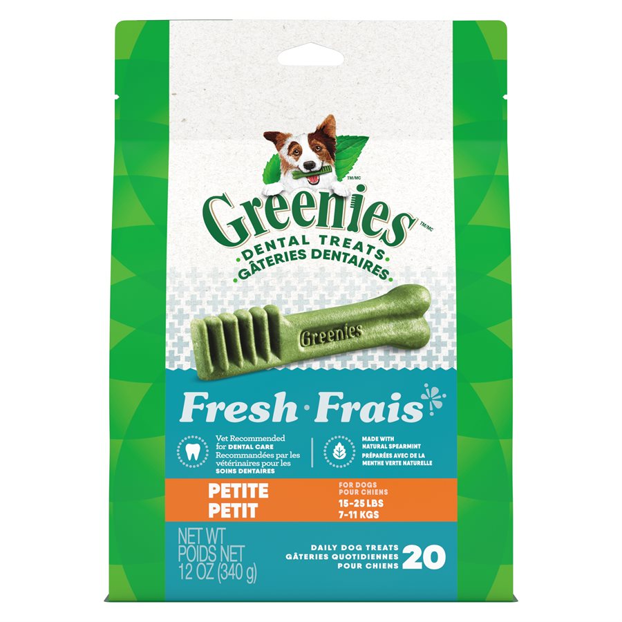 Gâteries dentaires haleine fraîche Greenies - gâterie dentaire pour chien