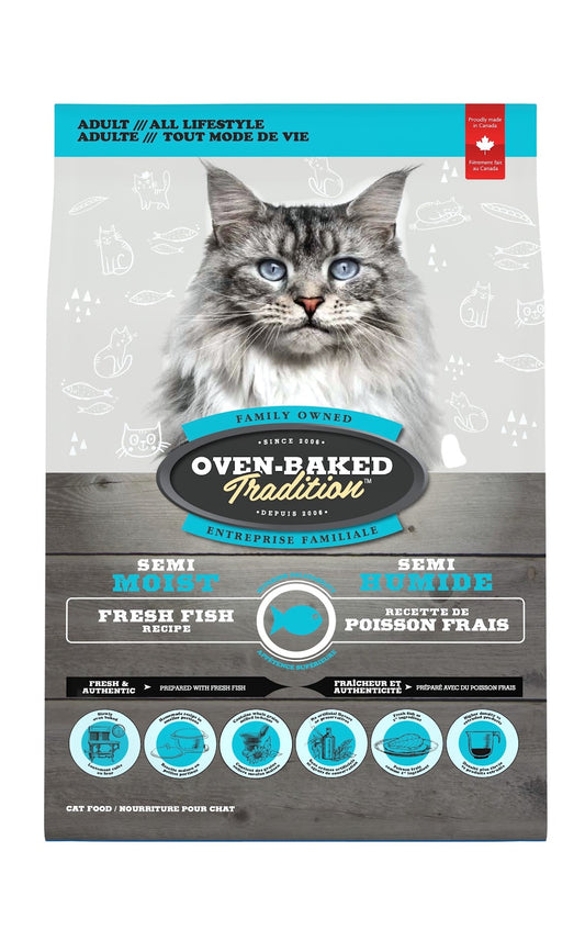Nourriture semi-humide pour chat