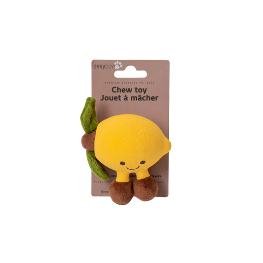 Jouet en latex et peluche pour petit chien