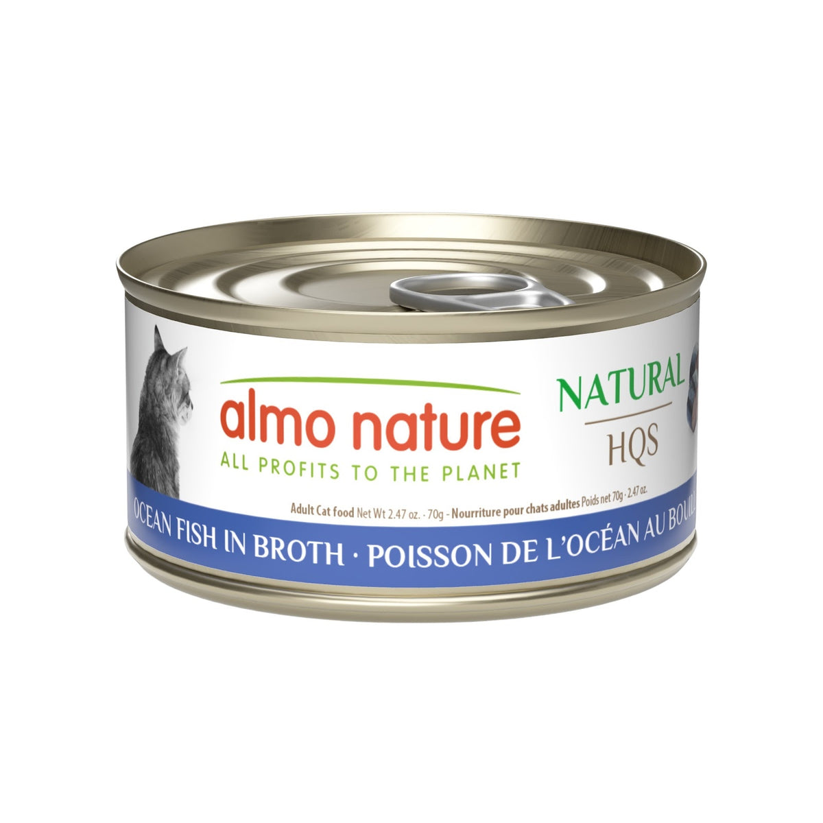 Nourriture humide HQS Natural au bouillon pour chat