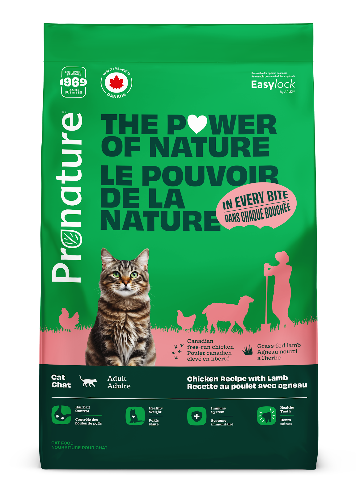 Nourriture pour chat - Adulte - Recette au poulet avec agneau