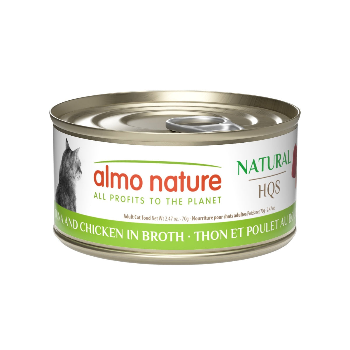Nourriture humide HQS Natural au bouillon pour chat