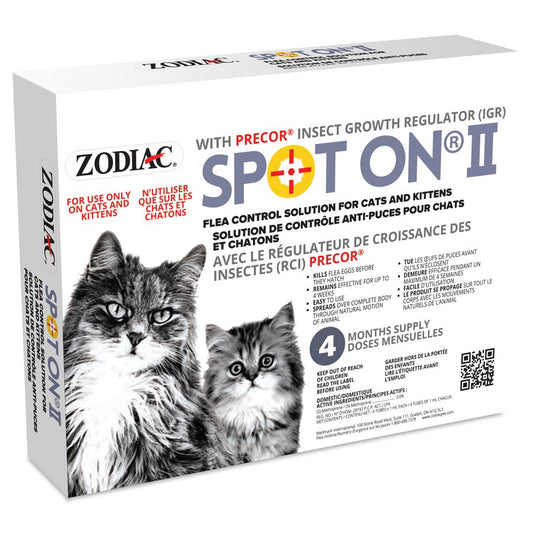 Spot On II traitement anti-puces pour chats et chatons - anti-puces pour chat