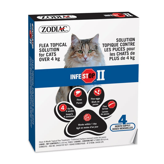 Infestop II - anti-puces pour chat