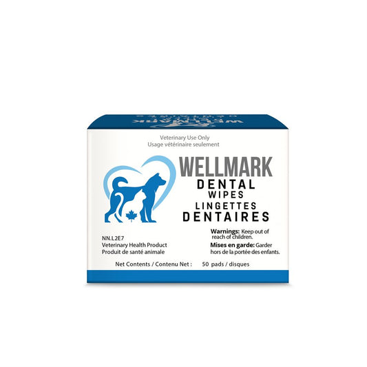 Lingettes dentaires 50 unités - soin dentaire pour chien et chat