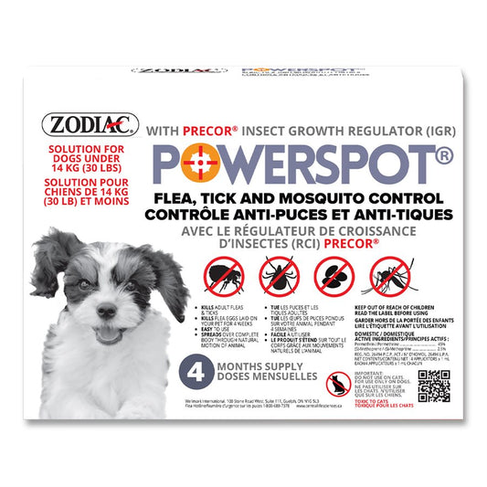 PowerSpot traitement anti-puces et tiques - anti-puces pour chien