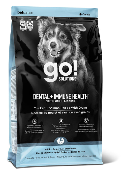 Nourriture sèche Go! Solutions Santé dentaire et immunitaire pour chien