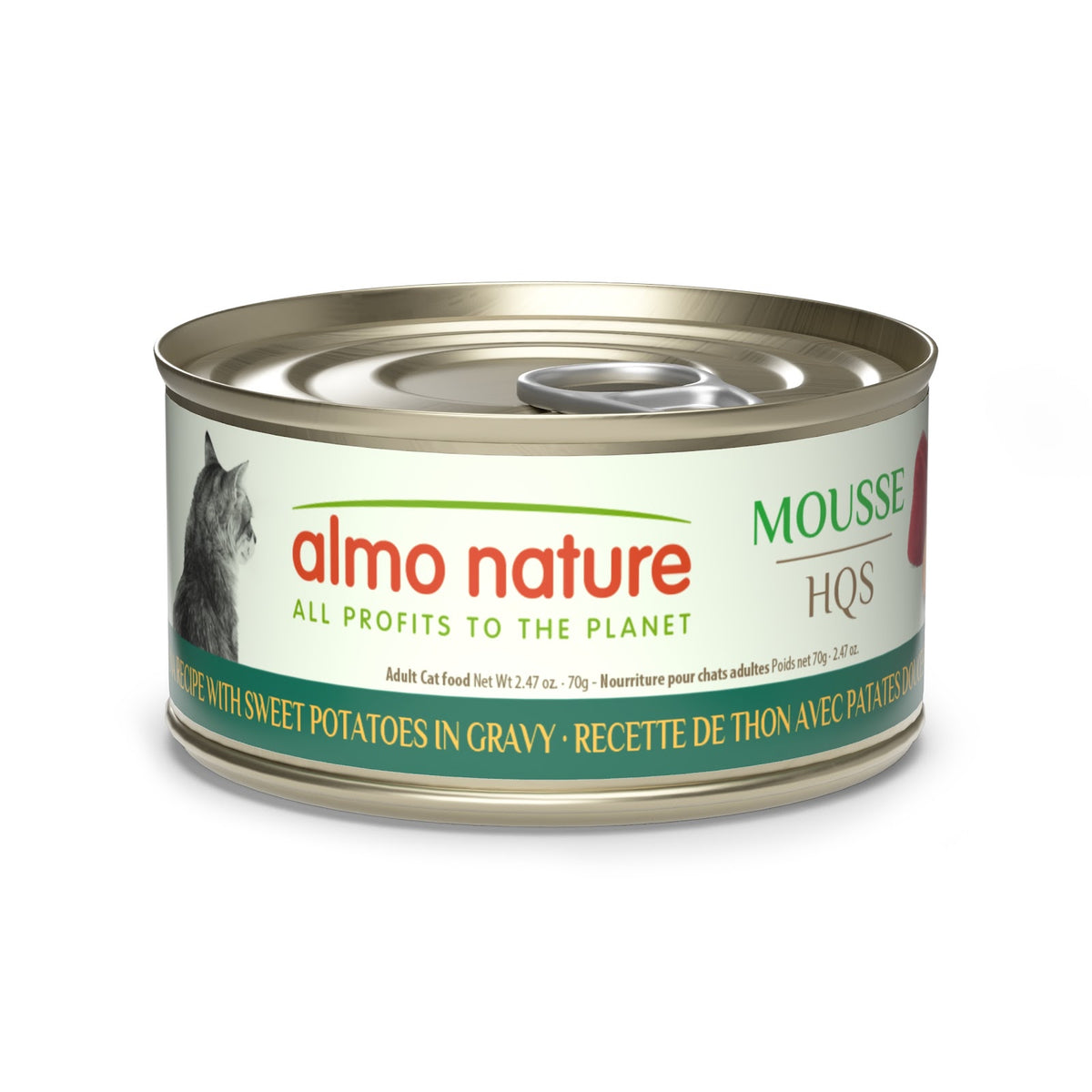 Nourriture humide HQS Natural en mousse pour chat