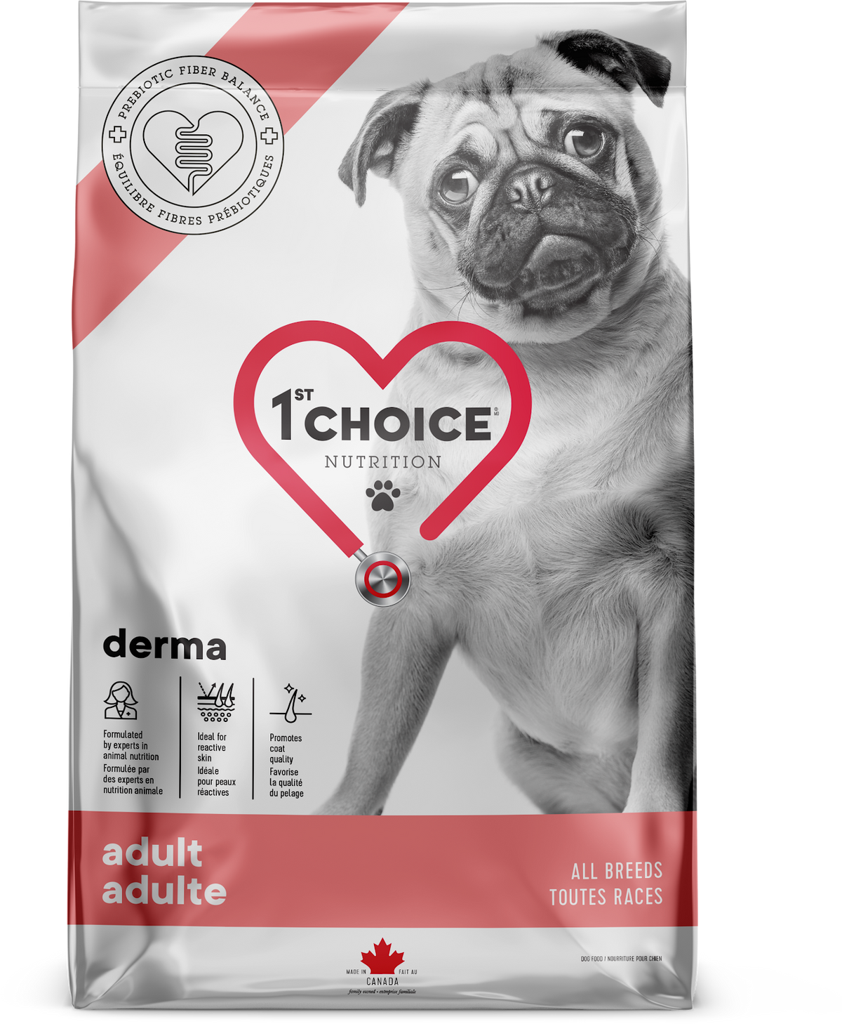 Nourriture pour chien Derma sans grains - Saumon