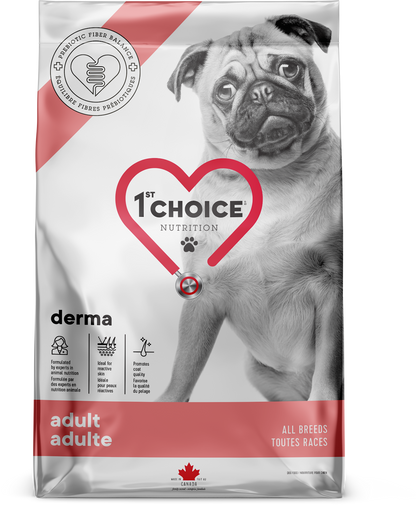 Nourriture Derma sans grains au saumon pour chien - 1st Choice