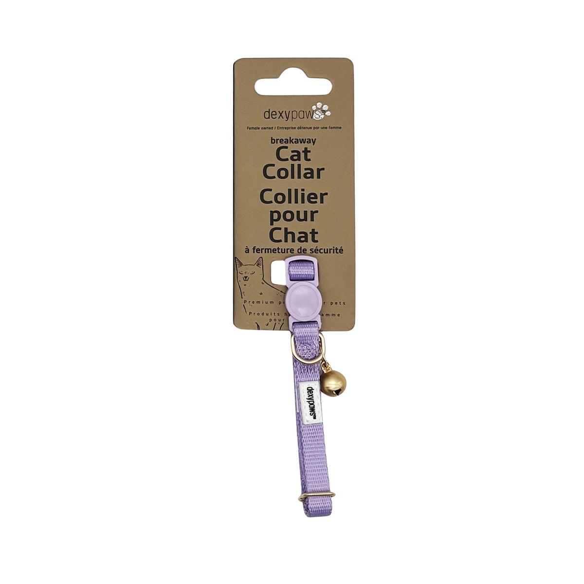 Collier en polyester pour chat