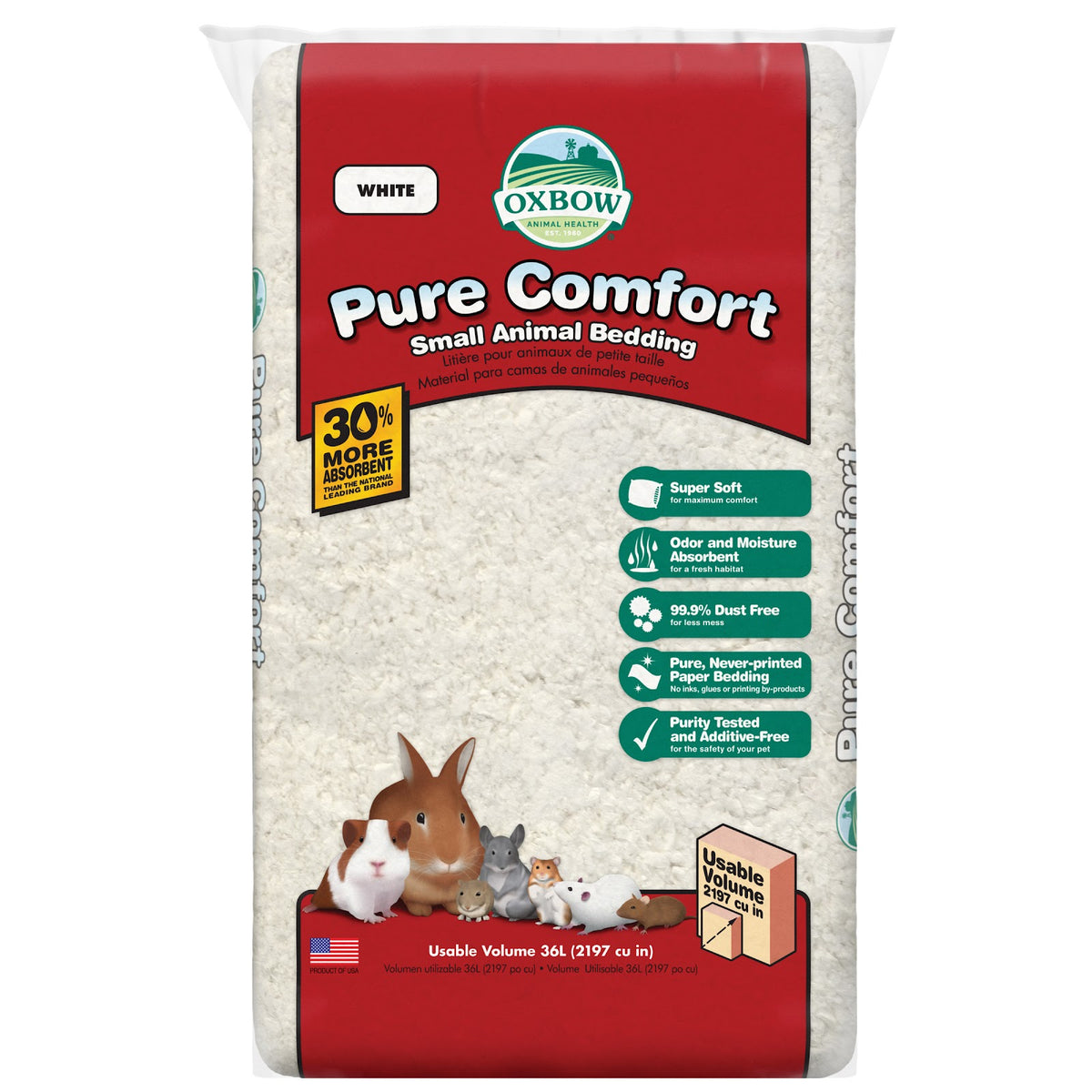 Litière de papier Pure Comfort