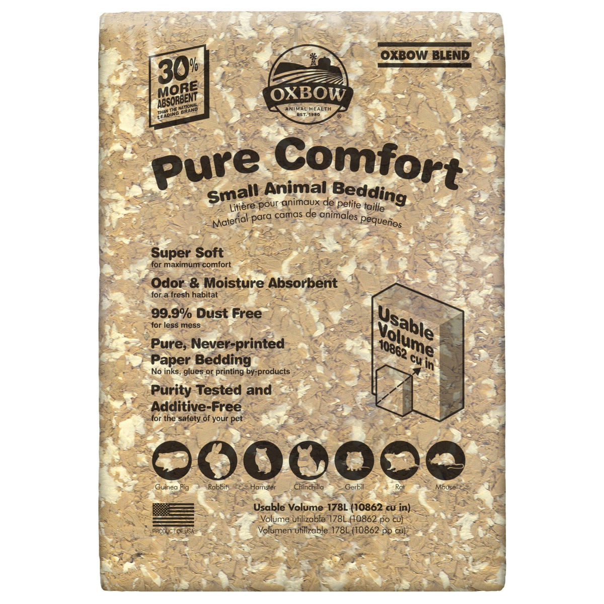 Litière de papier Pure Comfort