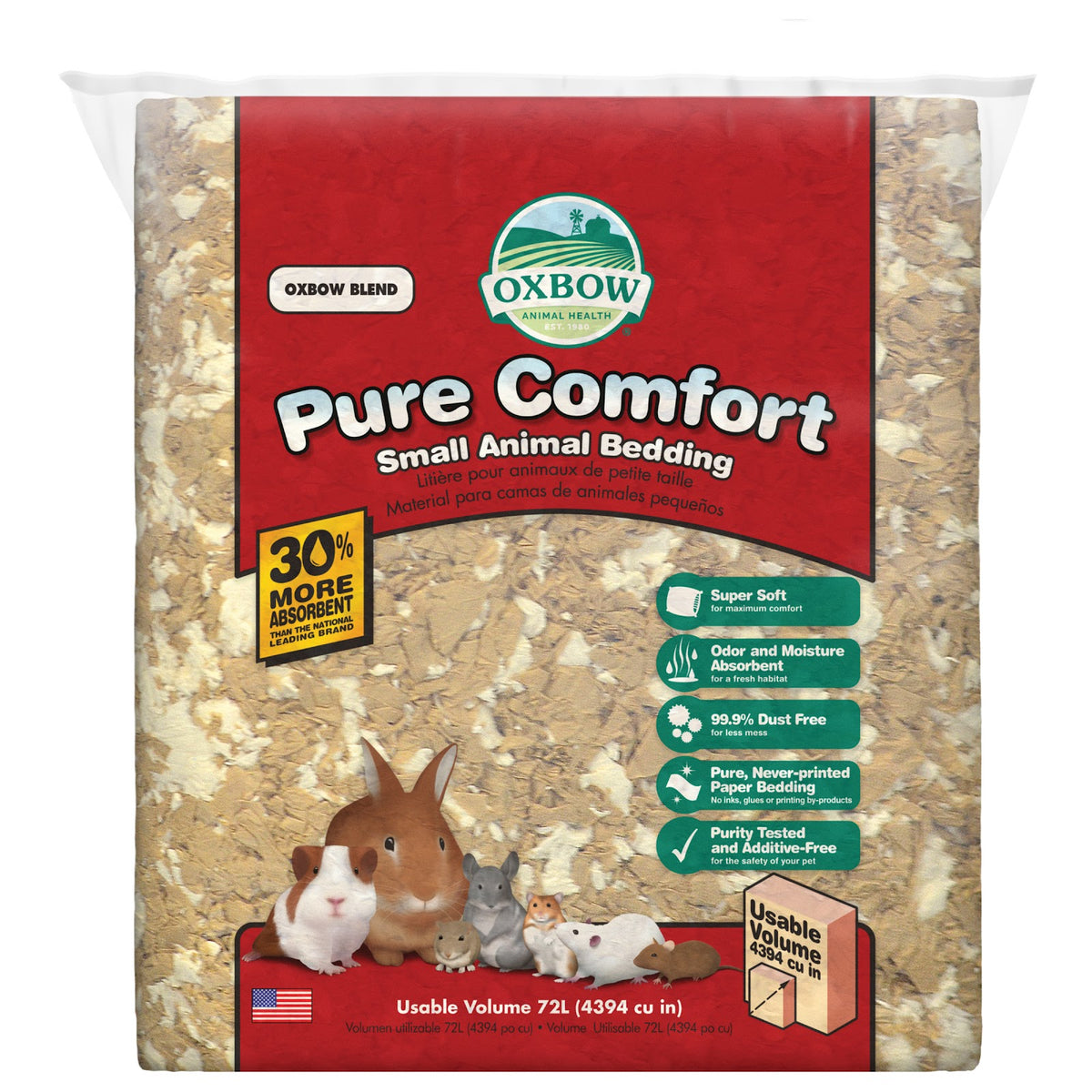 Litière de papier Pure Comfort