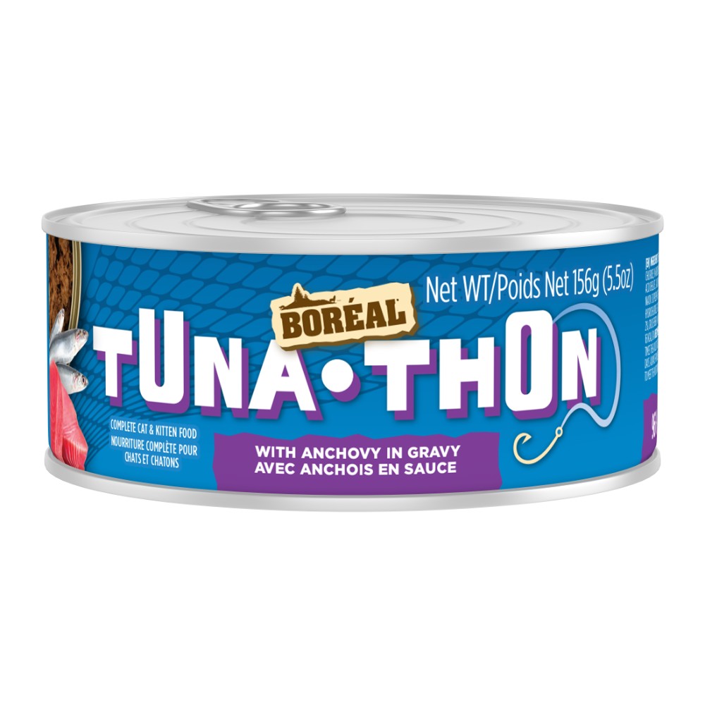 Thon rouge et anchois en sauce sans grains - nourriture humide pour chat 156 g