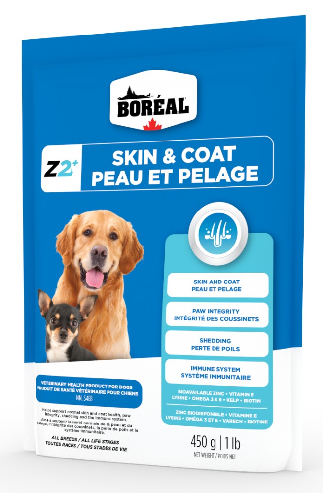 Z2+ supplément peau et pelage pour chien