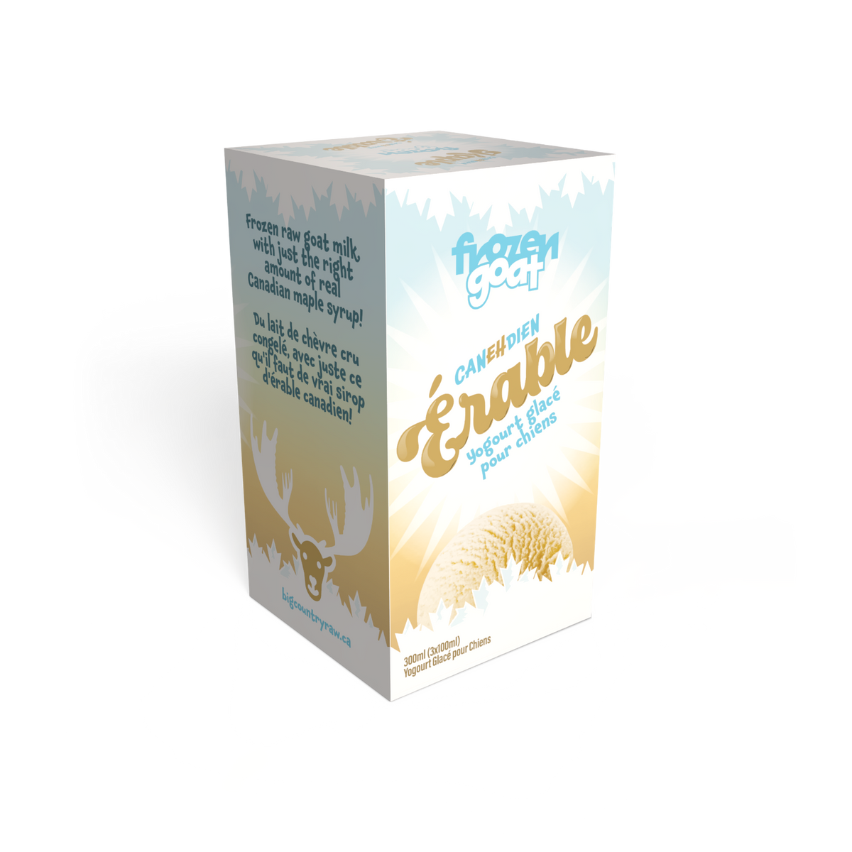 Frozen Goat yogourt glacé au lait de chèvre - gâterie pour chien