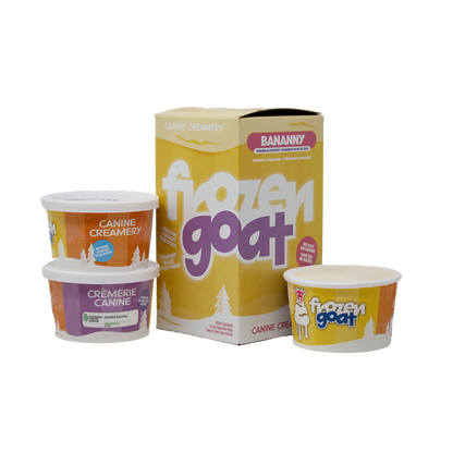 Frozen Goat yogourt glacé au lait de chèvre - gâterie pour chien