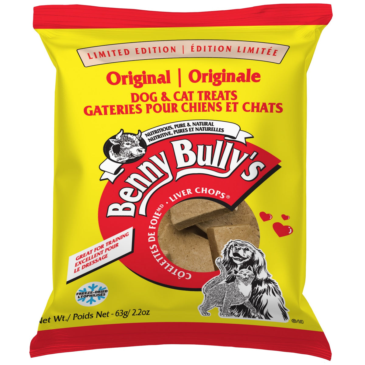 Gâteries de foie de bœuf original édition limitée