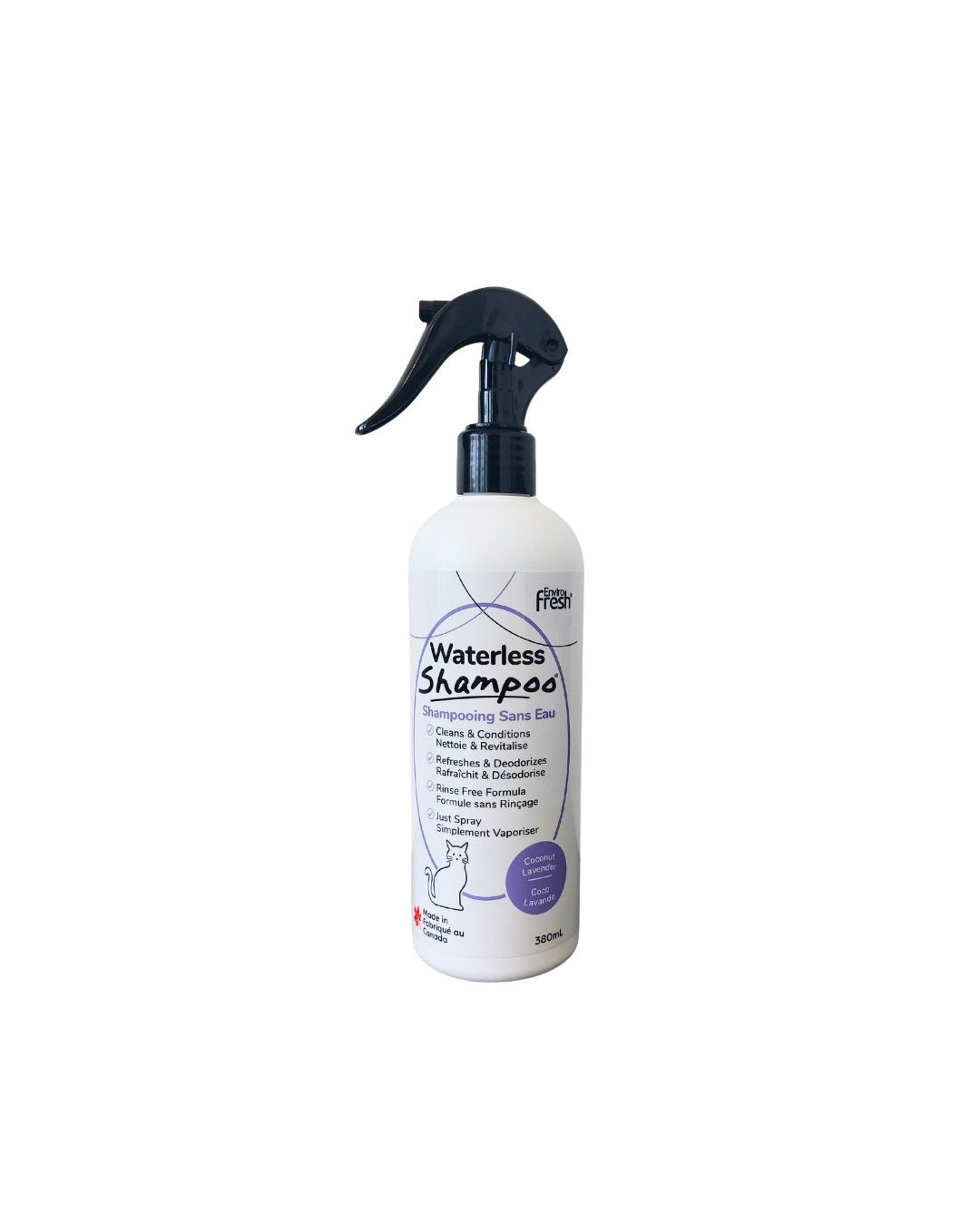 Shampoing sans eau pour chat