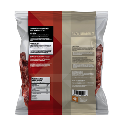 Cou de bœuf 2 lb - os cru pour chien
