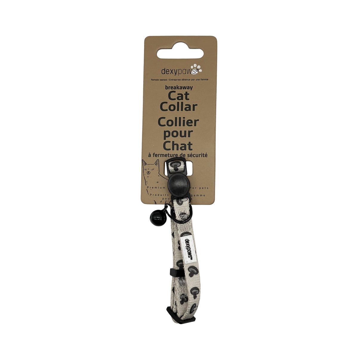 Collier en polyester pour chat