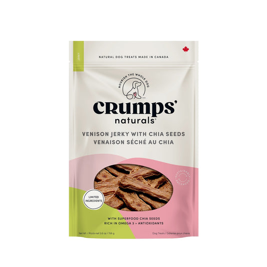 Chevreuil séché au chia pour chien 158 g