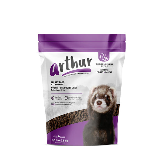 Nourriture pour furet poulet et hareng