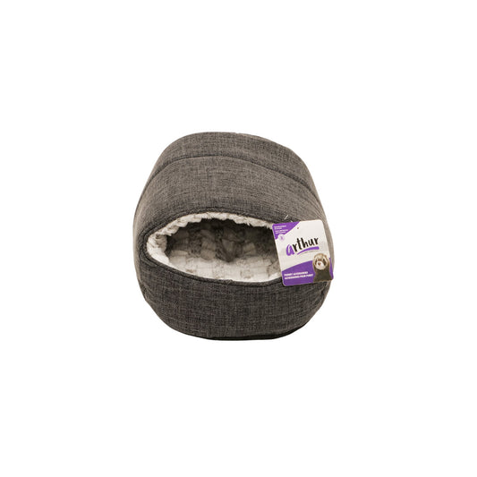 Lit apaisant pour furet, gris 13,5 x 10 x 8 po