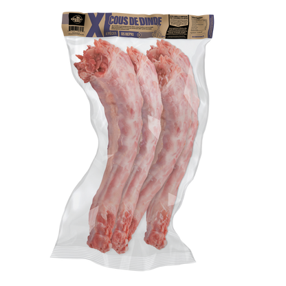 Cous de dinde XL (4 morceaux) - os cru pour chien