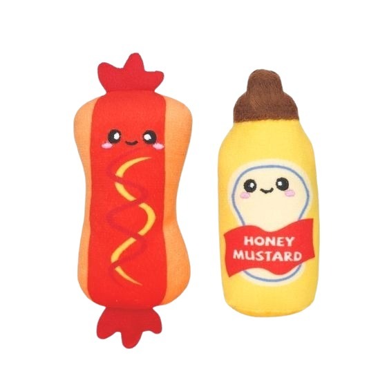 Jouets en peluche avec herbe à chat Meow Buddies